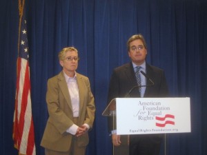 San Francisco City Attorney Dennis Herrera and one of his top lawyers, Therese Stweart.