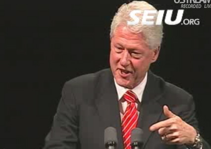 wjctalking Former President Bill Clinton, addressing the attendees at NetrootsNation on Thursday.