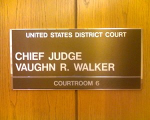 cjvw1 Judge Walker is hearing the challenge to Proposition 8.