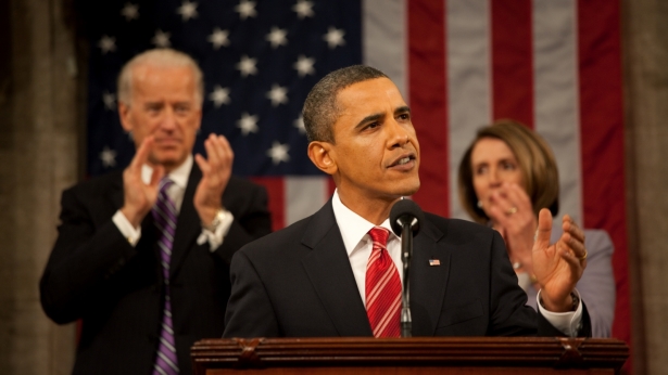 obama-sotu President Obama delivers the State of the Union Address on January 27, 2010. (Photo from White House Web site.)